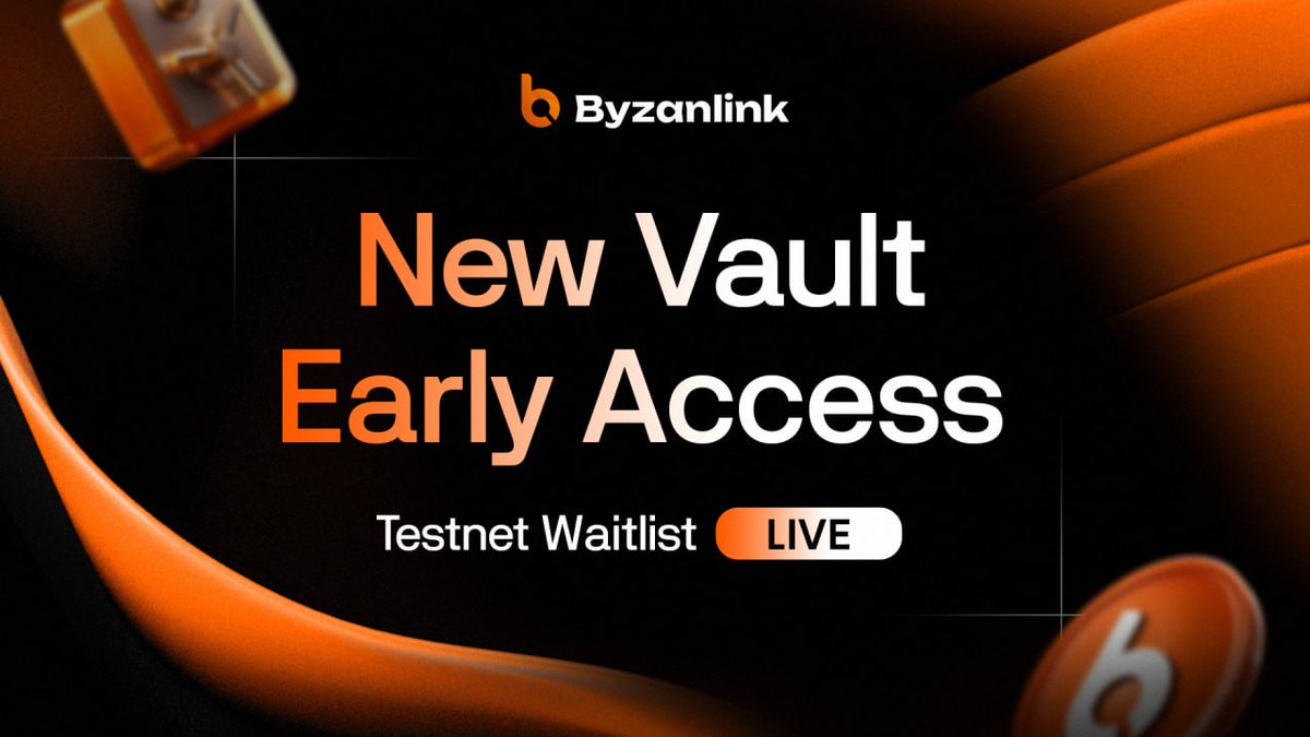 New vault incoming on Byzanlink RWA Markets.

Testnet early access waitlist is now open.

Join the waitlist for early access and the Byzanlink Alpha Discord role.

Apply now: forms.gle/6FVVLhmWrFfhFS…