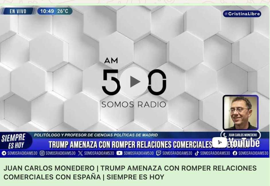 Juan Carlos Monedero tweet media