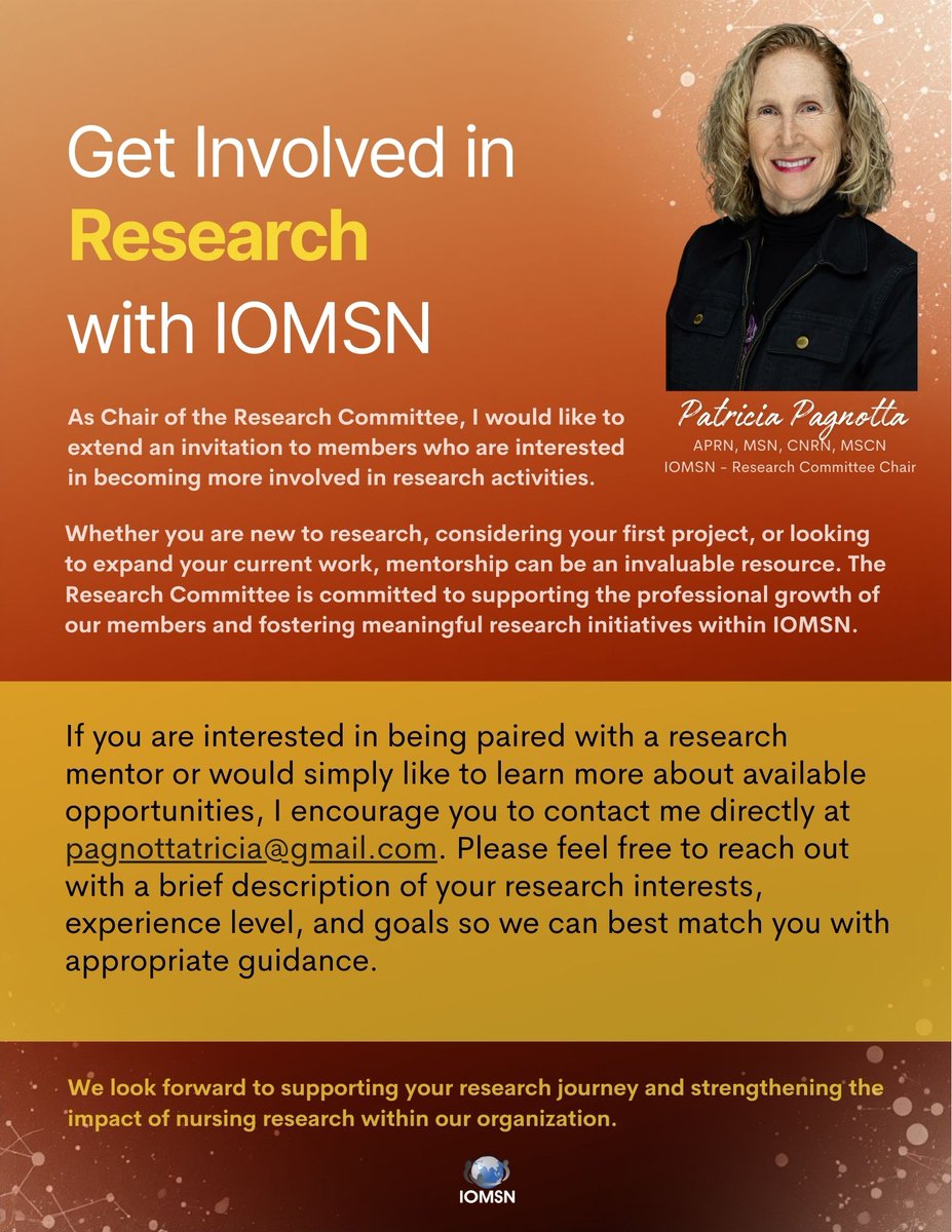 iamIOMSN's tweet photo. Get involved in RESEARCH with IOMSN !
#IOMSN #msresearch #caughtyoucaringiomsn https://t.co/MFDl0IHCpb