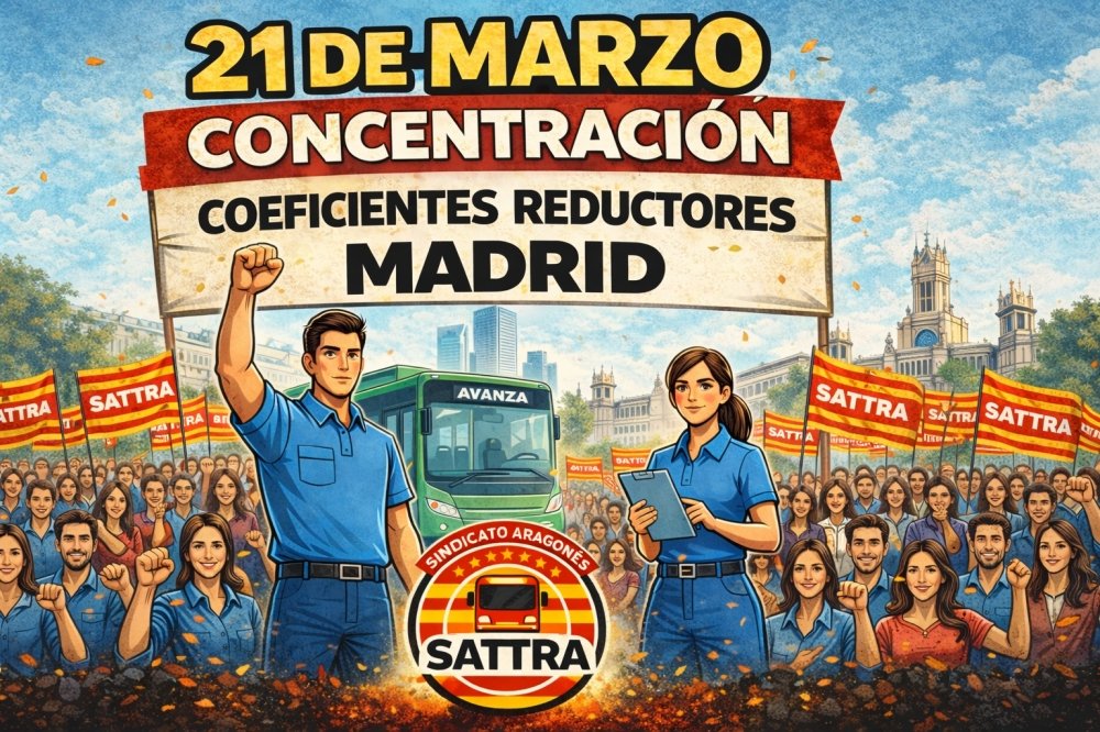 #Concentración 21 de #Marzo en #Madrid coeficientes reductores #AvanzaZaragoza #AyuntamientoZaragoza #SATTRA

sattra.org/2026/03/Concen…