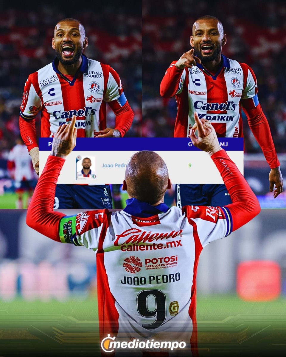 ¡QUÉ FUTBOLISTA ES JOAO PEDRO! 🇧🇷⚽

Lleva NUEVE GOLES en el CL 2026,  sus más cercanos perseguidores por el campeonato de goleo (Paradela, la 'Hormiga' y Paulinho) tienen cinco

San Luis ha marcado 16 tantos, más del 50% son de Joao...

¡El mejor delantero del momento en la Liga
