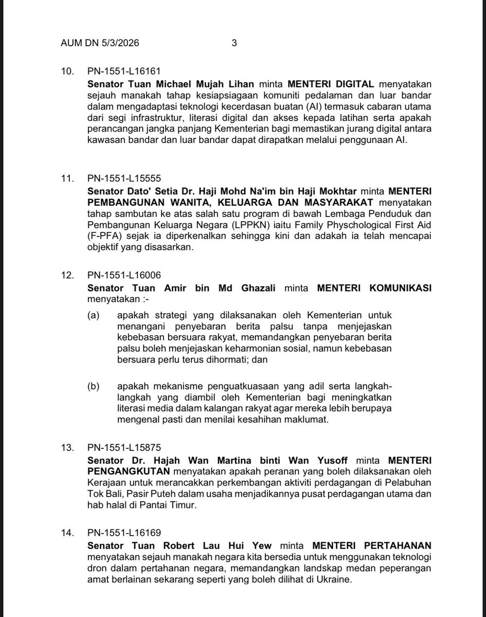 Parlimen Malaysia tweet media