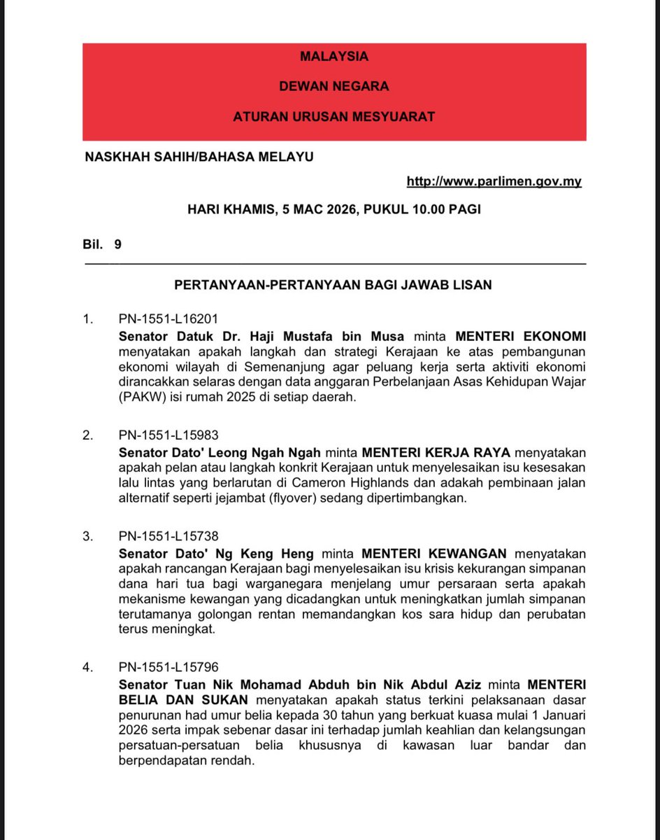 Parlimen Malaysia tweet media