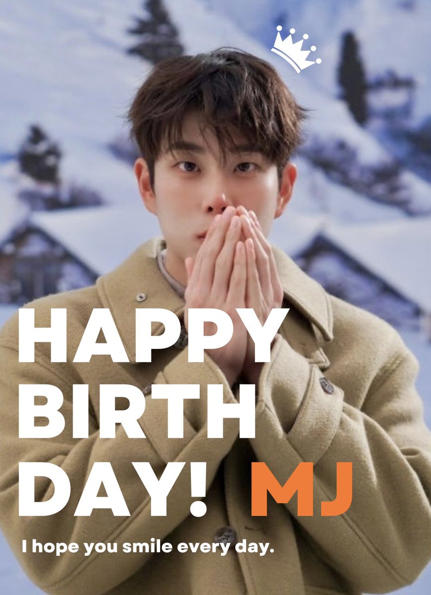 asusakusakura's tweet photo. ♡happybirthday♡ MJ
みょん🧡
いつも幸せをくれてありがとう
この一年がたくさんの幸せに
包まれますように✨️

#봄날의_해피바이러스_엠제이_HBD 
@MJ_offcl https://t.co/cY3QLvgkUw