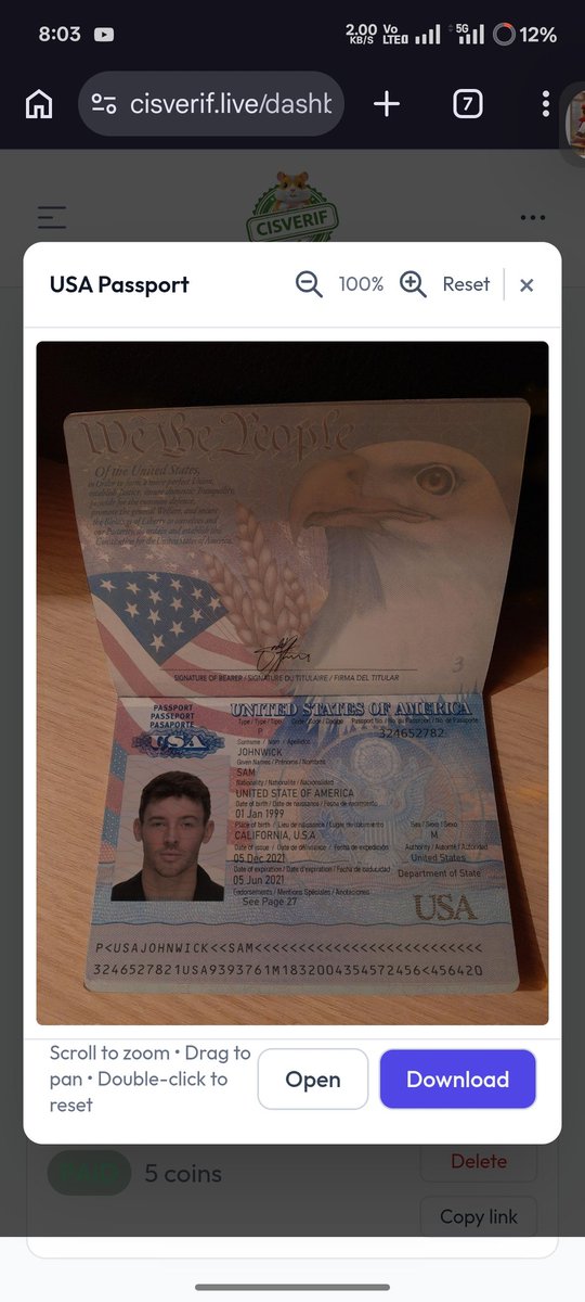 Prosper52818307's tweet photo. @dimeji_jnr07 Generate realistic documents and passport https://t.co/IzWSWgzEsh https://t.co/Vpo6Bwct1J