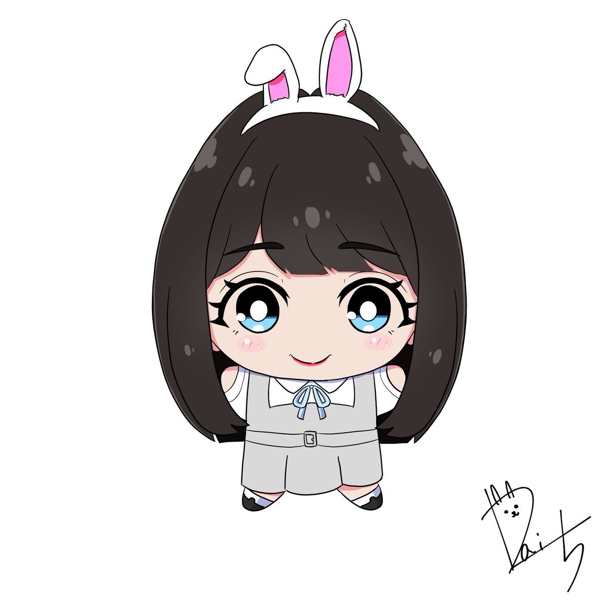 ちびぐるみ風片山紗希ちゃん🐰