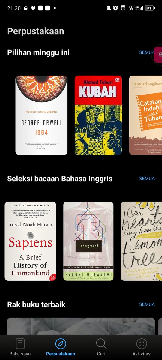 rantcensoredera's tweet photo. Dua apk ini namanya "storytel" dan "bookmate". Keduanya legal untuk membaca. Nah tapiiii sama kek kindl* unlimited, mereka butuh "subs" baru bs akses buku2 lebih banyak.

Fyi ... Storytel lebih dominan audiobook dibandingkan text. Sedang bookmate ... kebalikannya. https://t.co/p5vpciWOl8