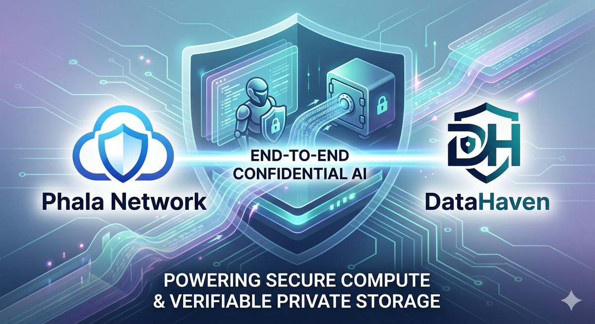 churail8074's tweet photo. @DataHaven_xyz Speed, privacy, and trust all in one! 🤝 @PhalaNetwork and @DataHaven_xyz are building the infrastructure for secure, private AI workloads. Really excited to see how this confidential computing stack protects sensitive applications! 🏗️🔥 #Phala #DataHaven #Web3 https://t.co/QQgAS6eWKk