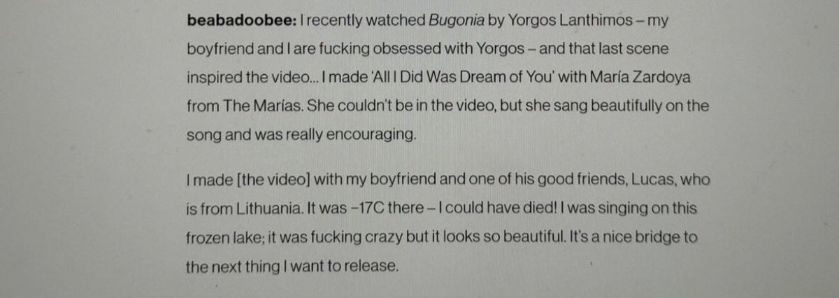 The Marías Updates tweet media