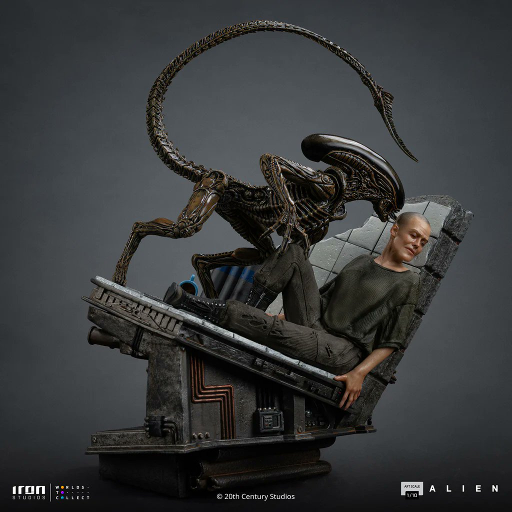 the new alien 3 statue from iron studios is TOO good