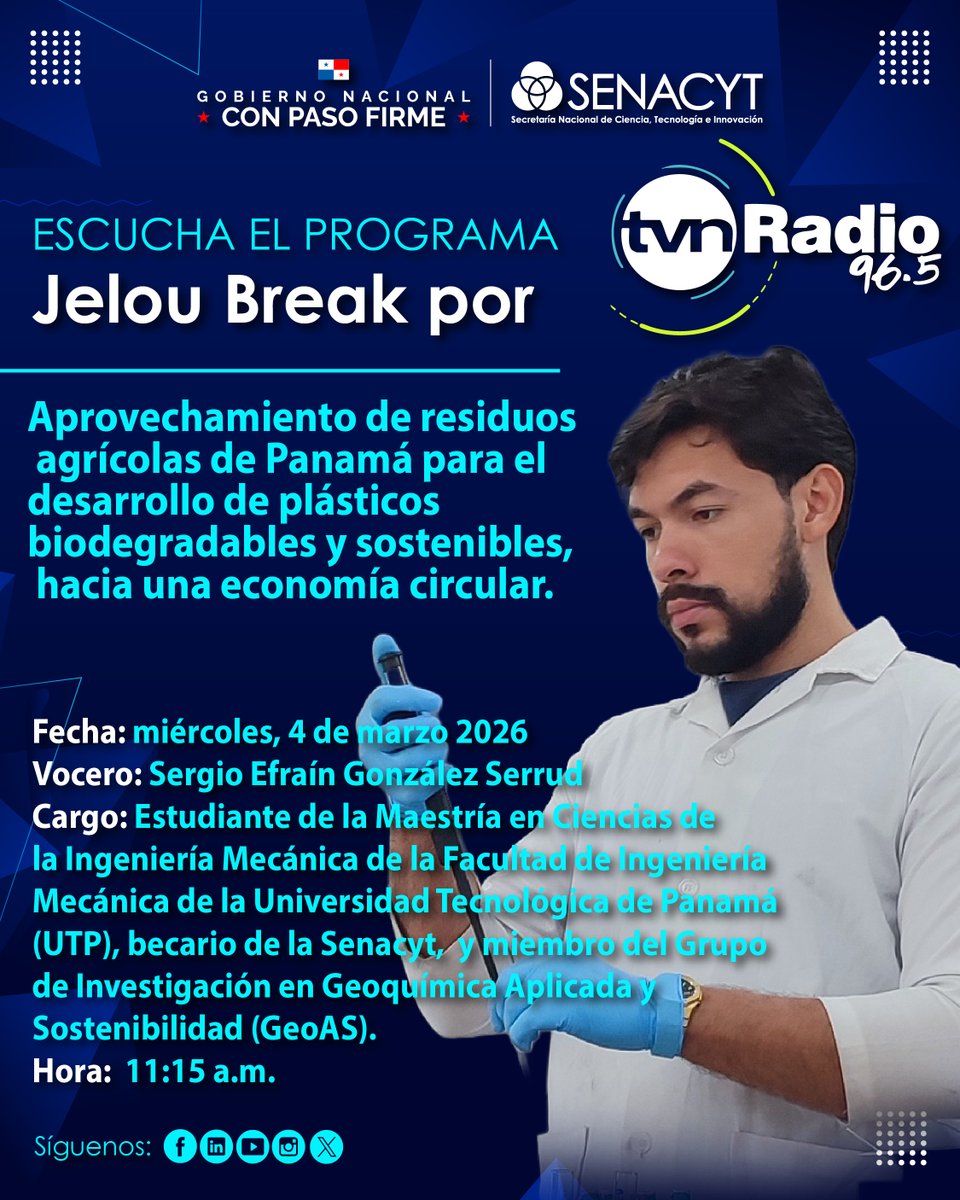 Senacyt Panamá tweet media