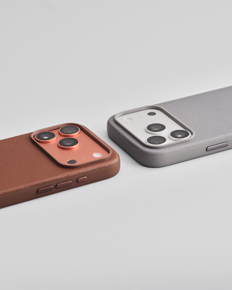 woolnut's tweet photo. Leather Case for iPhone 17 Pro. https://t.co/fP4YCJpcAV