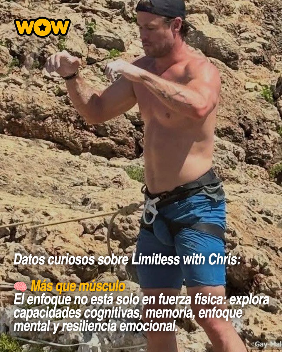 wowasinomas's tweet image. WOW. 🥵 Chris Hemsworth al límite… y nosotros también

Hay límites… y luego está Chris Hemsworth superándolos.

La nota: instagram.com/p/DVd2eIEjc8K/ 

#WOW #ChrisHemsworth #Limitless #DisneyPlus #NationalGeographic