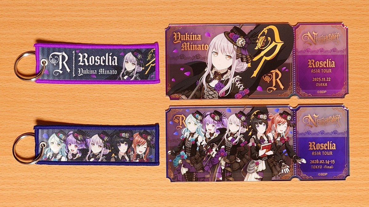 Roselia「Neuweltfahrt」会場で全員集合のトラベルモチーフセット無事