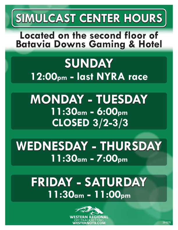 Batavia Downs Racetrack tweet media
