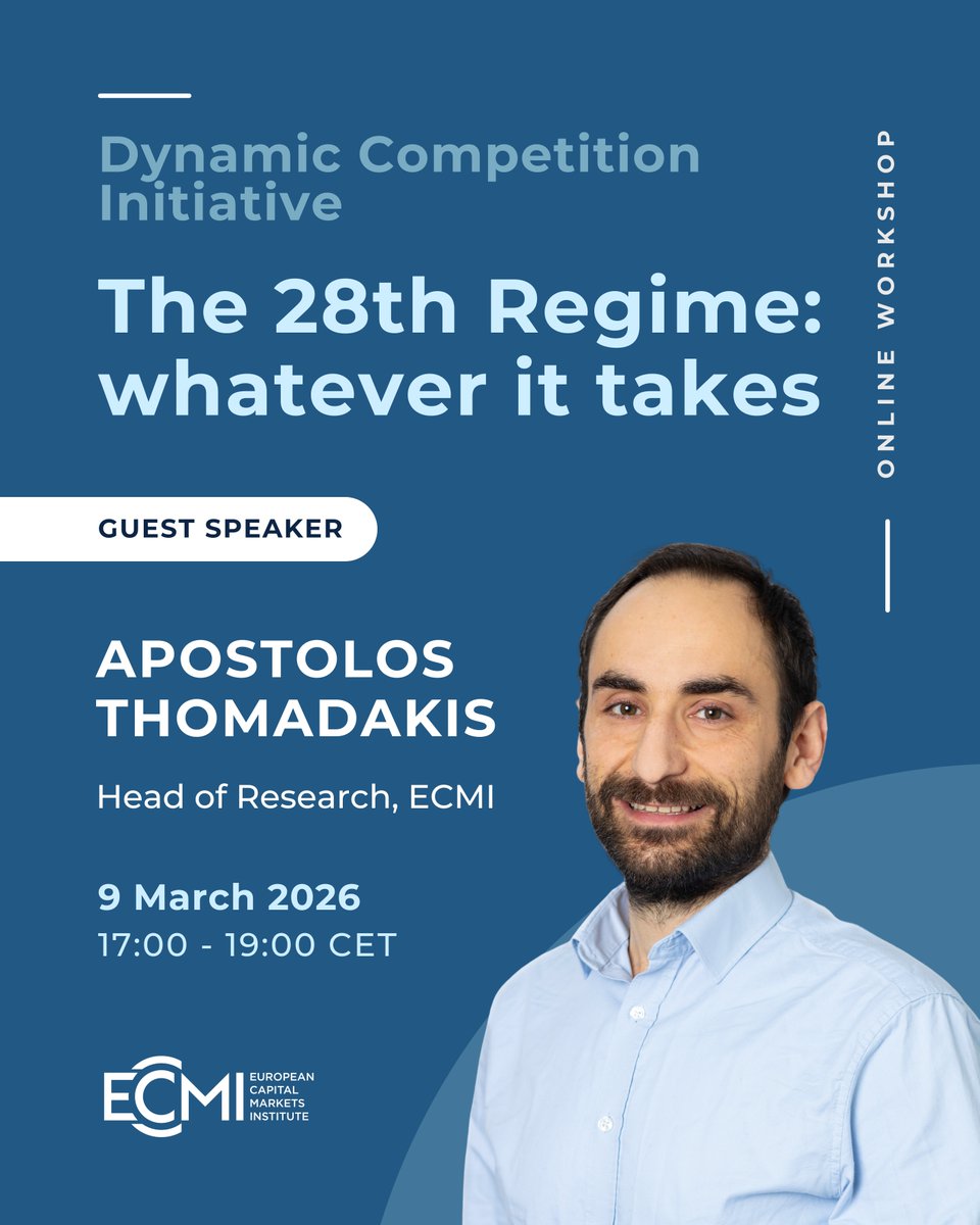 European Capital Markets Institute - ECMI tweet media