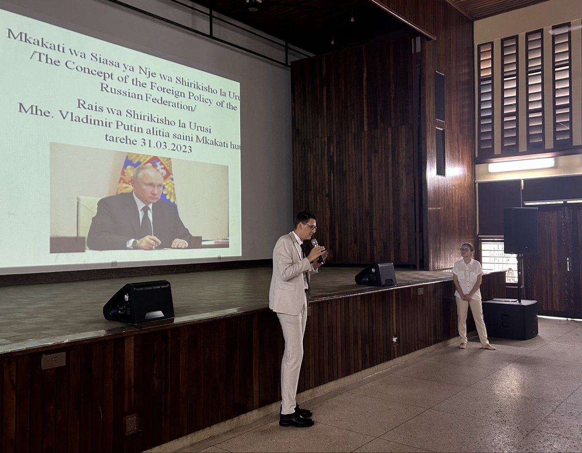 Russia in Tanzania tweet media