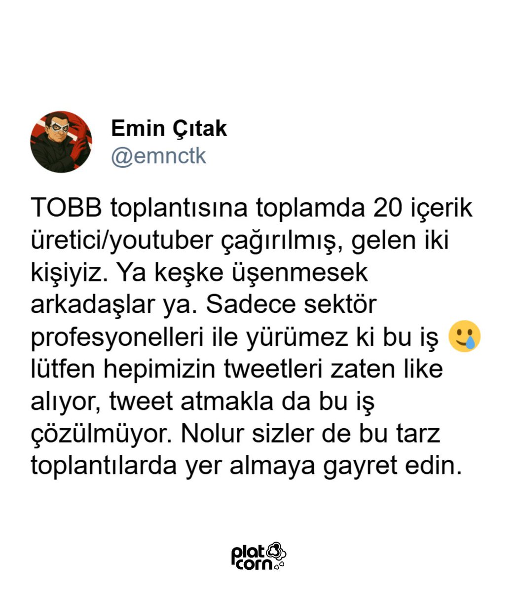 Haklı ve acayip kızgınım…
Atarita’ya davet gelmiş, 0 uyku, sahurdan sonra öğrendim, ben de geleyim dedim, davet 2 kişiyle sınırlı dediler, sağlık olsun dedim. Bizim ÖGO’dan <a href="/adawong_99/">ÖGO | Lady Ada ✨</a> ve <a href="/SarpGuzelel/">ÖGO | SarpVision</a> a davet geldi, hatta günlerce beni de davet listesine yazdırmaya çalıştılar,