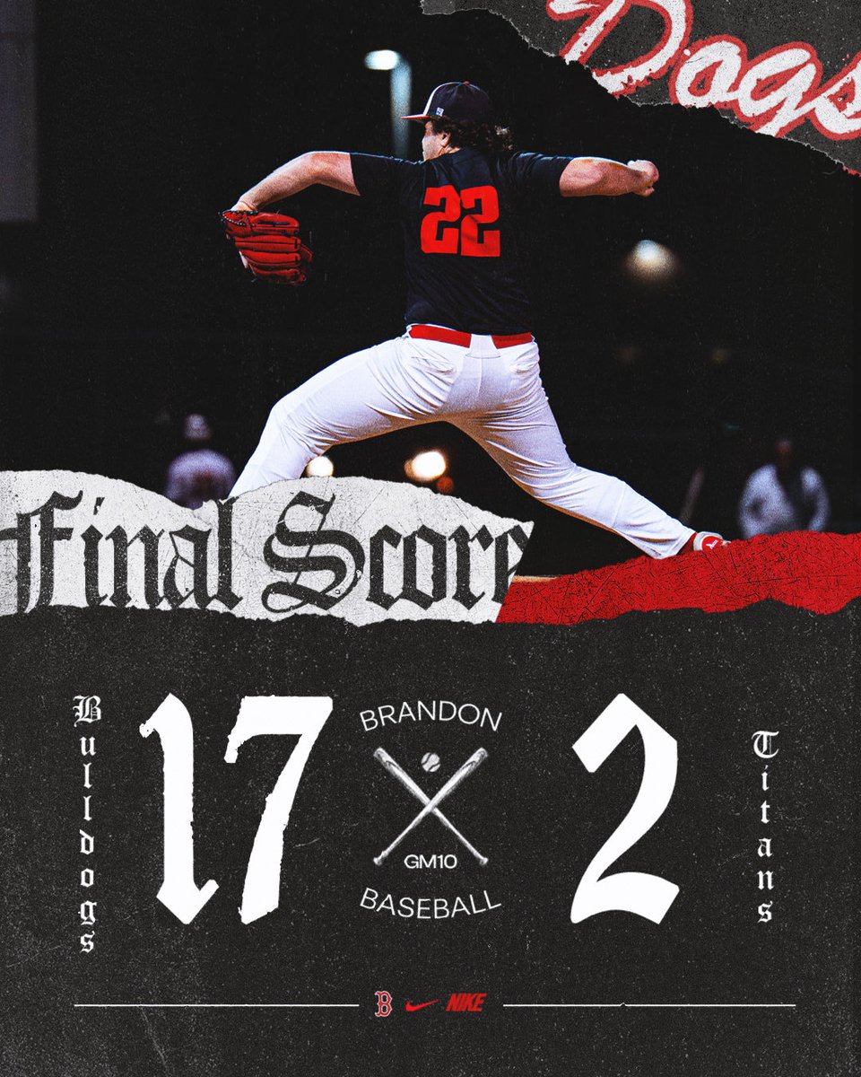 BrandonBulldog2's tweet photo. Dogs roll at the Vin! #FTG #outsidedogs @bshields0244 @blake_levine @PrepBaseballMS @BrandonBulldogs https://t.co/TywLGgtNbR