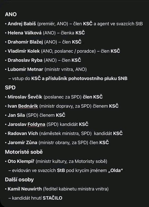 HodLister's tweet photo. @Tharsis90 No ani ne, ono totiž se tento druh četby do současné vlády docela hodí. Takže se nedivím, že to je povinná četba ... https://t.co/uD6ELWyZF6