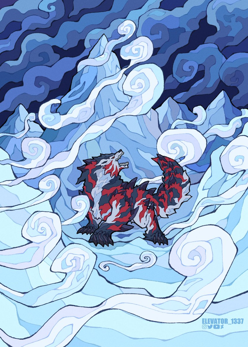 elevator_1337's tweet photo. Snow Wolf  
For @\safircards project (inst)       
8 https://t.co/IBu6B5PCj3