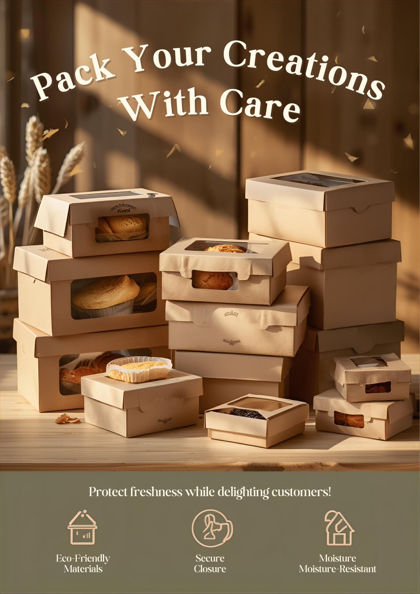 V_C_B_Official's tweet image. Perfect for cakes, cupcakes, cookies, and all sweet creations.

Get premium custom packaging with high-quality printing and luxury finishes.

🌐 versatilecustomboxes.com
📧 sales@versatilecustomboxes.com

#BakeryBoxes #CustomBakeryBoxes #FoodPackaging #CustomPackaging
