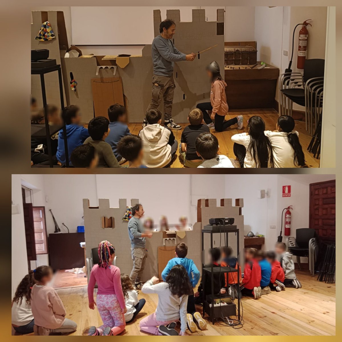 ¡Ayer vivimos una auténtica aventura en el tiempo!
El alumnado de 4º de Primaria viajó a la Edad Media en el Museo Provincial.
Descubrimos castillos, caballeros, oficios antiguos y un montón de curiosidades en un taller de lo más divertido y participativo.