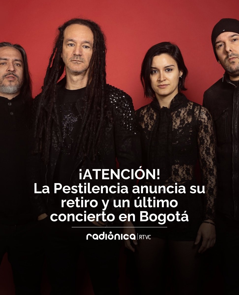 ¡ATENCIÓN! La Pestilencia anuncia que se detendrá tras 40 años de historia, marcando el cierre de una de las trayectorias más importantes del punk y el rock colombiano. 

La banda confirmó que en las próximas semanas lanzará el primer sencillo de lo que será su último álbum y