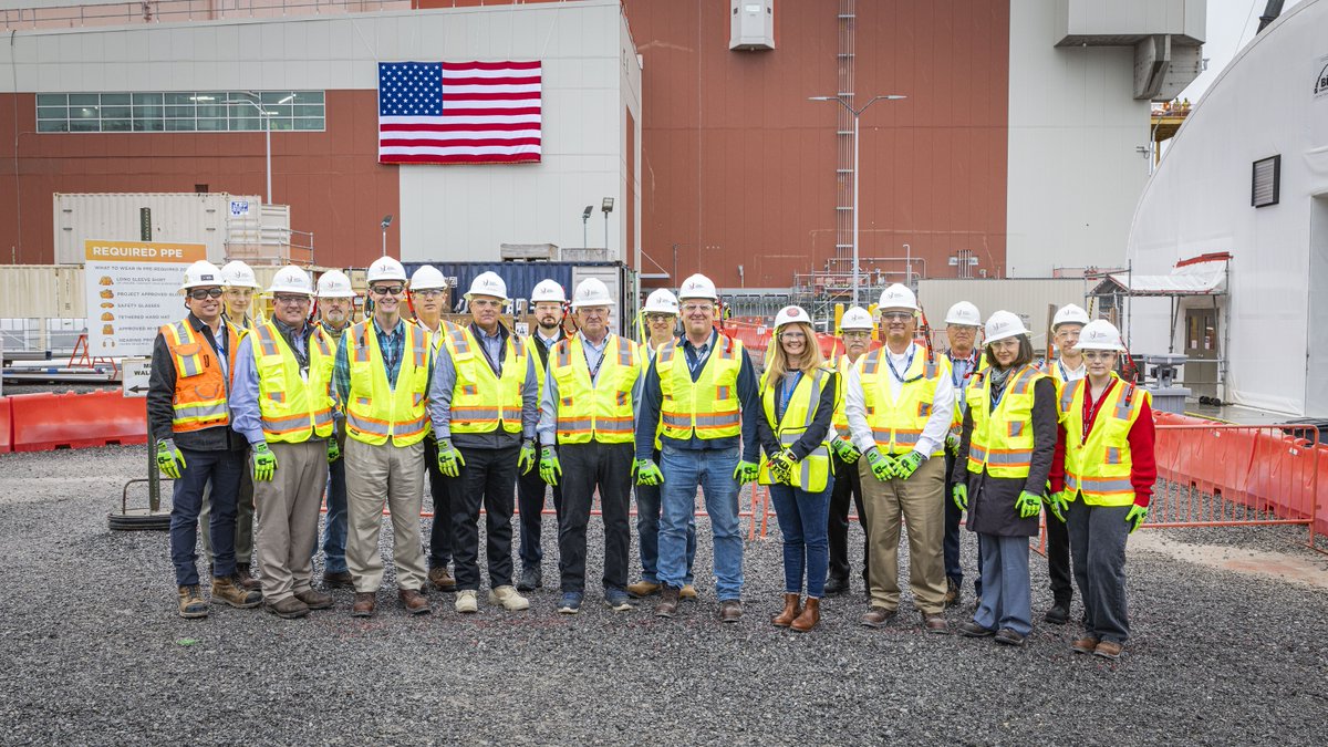 y12nsc's tweet photo. @Y12nsc was proud to welcome @NNSANews Principal Deputy Administrator Scott Pappano to the site. He was able to interact with the hardworking employees who support our national security and tour vital production facilities and the construction site for #BuildingUPF. https://t.co/iNm4InbdX4