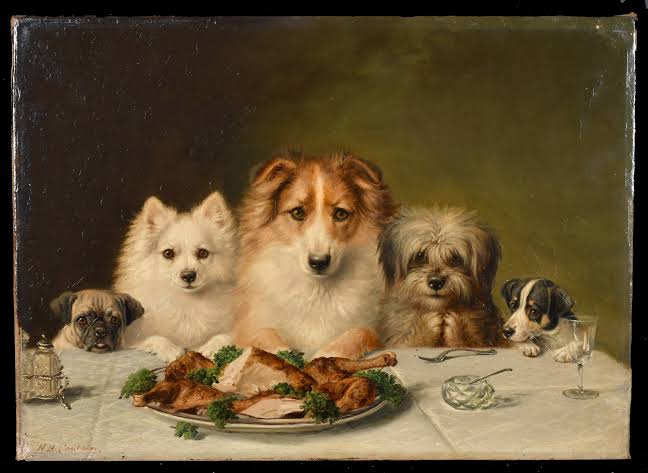 ホレイショ・ヘンリー・コールドリー
（Horatio Henry Couldery、1832-1918）
『食前の祈り』
（Grace before Meat）