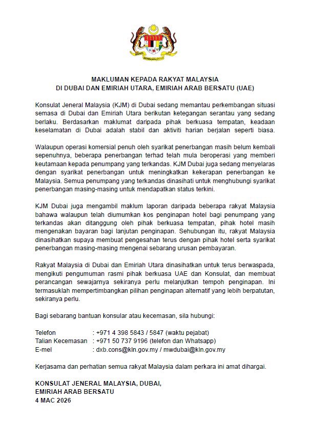 Consulate General of Malaysia in Dubai tweet media