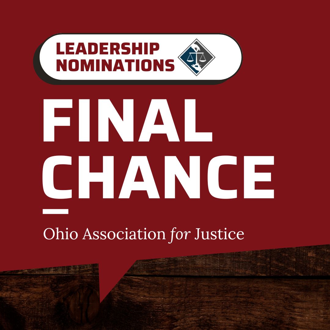 Ohio Association for Justice tweet media