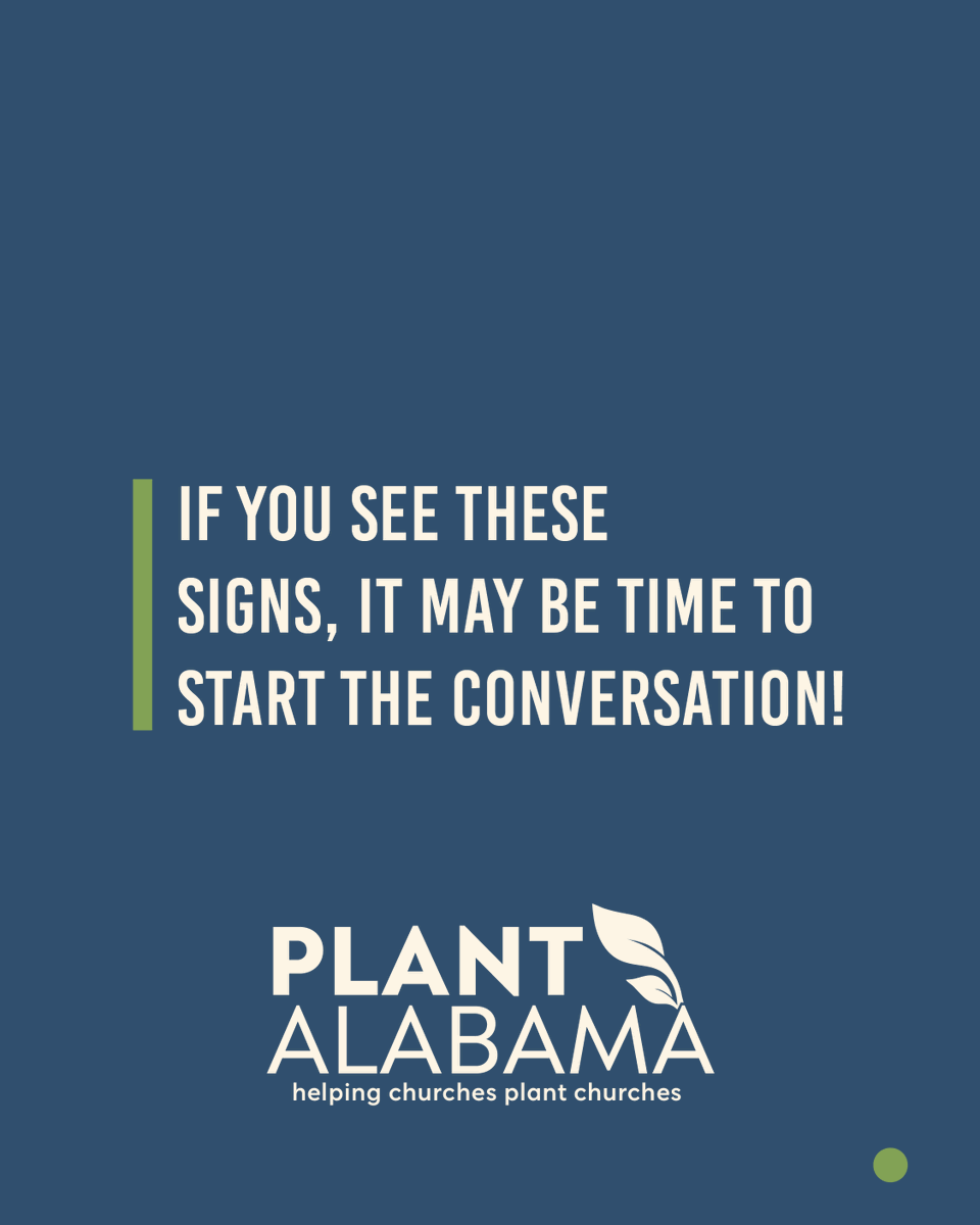 Church planting begins long before a launch date! Church planting is not about pressure; it is about obedience and discernment.

If your church is seeing these signs, we would love to help you explore the next step!