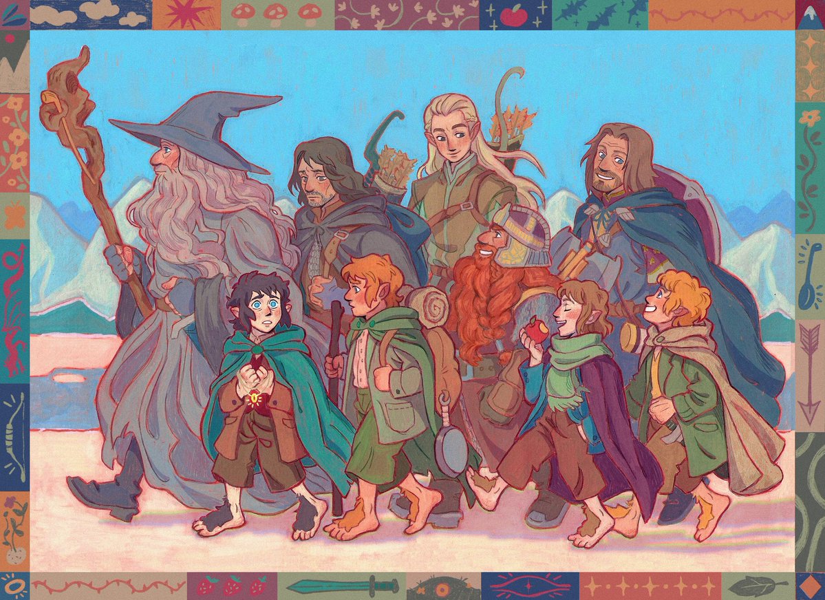 (ノ°∀°)ノ⌒･*:.｡. .｡.:*･゜ﾟ･*☆
#LOTR