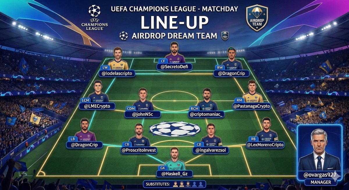 Si estas empezando en temas de airdrops sigue a estos cracks del juego!

<a href="/johnN5c/">John5 Cripto</a>

<a href="/LexMorenoCripto/">Le𝕏 Moreno🐯| Criptomonedas</a>

<a href="/ProscritoInvest/">𝐏𝐫𝐨𝐬𝐜𝐫𝐢𝐭𝐨 𝐈𝐧𝐯𝐞𝐬𝐭 | Crypto & Macro</a>

<a href="/criptomaniac_/">MNC ® 🪄🥷</a>

<a href="/DragonCrip/">DragonCrip</a>

<a href="/LMECrypto/">La Mejor Estrategia Criptomonedas</a>

<a href="/Haskell_Gz/">Haskell⚡</a> 

<a href="/PastanagaCrypto/">Pastanaga</a> 

<a href="/ingalvarezsol/">ingalvarez.sol⚡️</a> 

<a href="/SecretoDefi/">SECRETO DEFI</a> 

<a href="/lodelascripto/">lodelascripto (Néstor)</a>