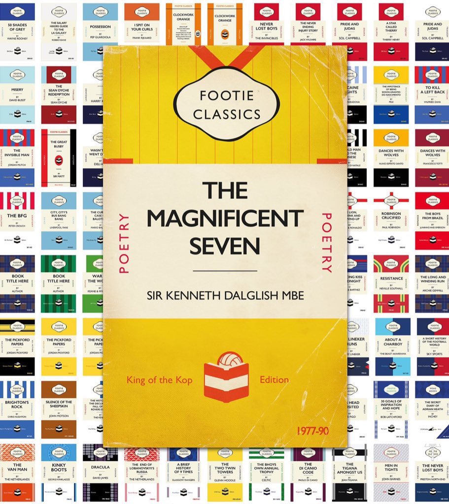 dervnewbold's tweet photo. THE MAGNIFICENT SEVEN 
Sir Kenneth Dalglish MBE 
POETRY
King Of The Kop Edition 77-90

A footie classic about a #Liverpool icon who as a player won 6 League titles, 4 League Cups, The FA Cup, 3 European Cups and a Super cup. #Dalglish #LFC #ynwa #lfcfamily https://t.co/9asST2pNUz