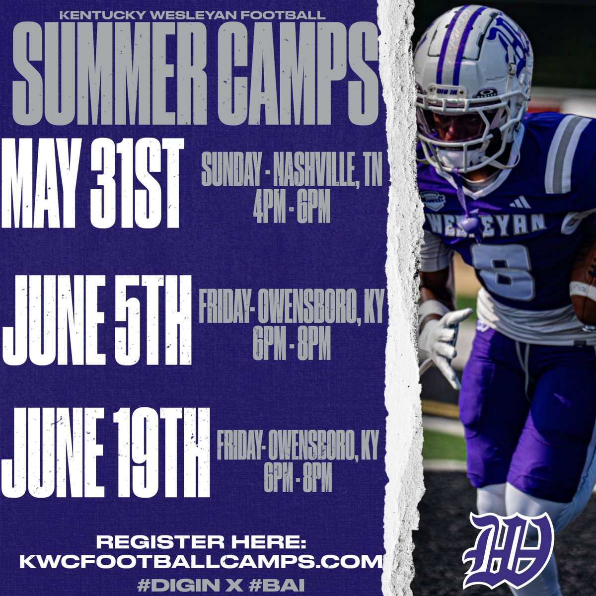 Kentucky Wesleyan Football tweet media