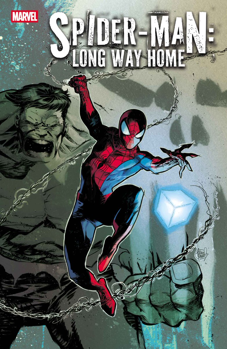 Spider-Man, Punisher and Hulk show each other no mercy in ‘Spider-Man: Long Way Home,’ a new limited series by Jonathan Hickman and Adam Kubert, coming this June.

Cover: Adam Kubert
