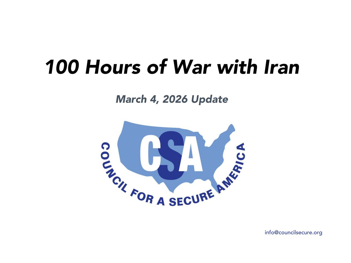Council for a Secure America tweet media
