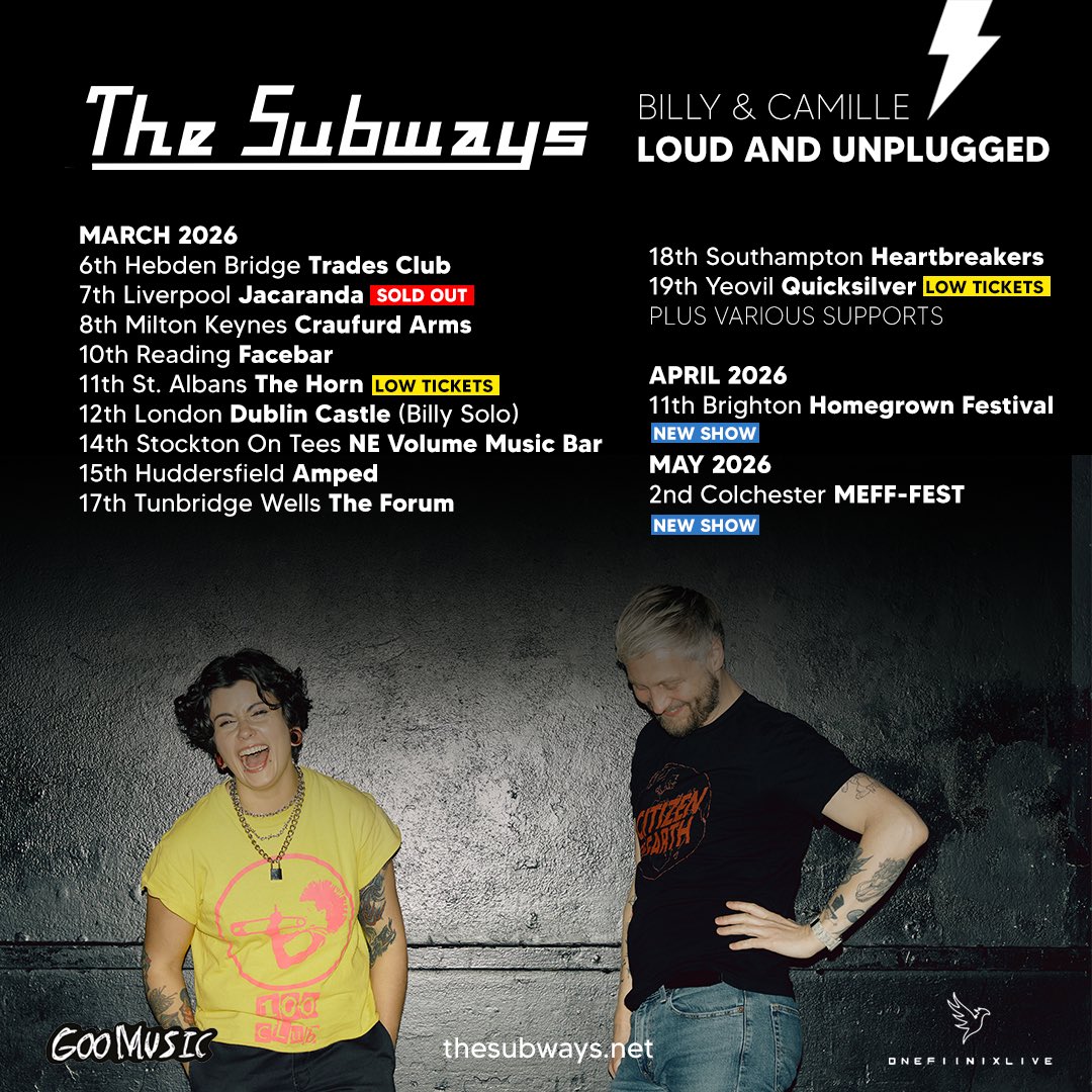 The Subways tweet media