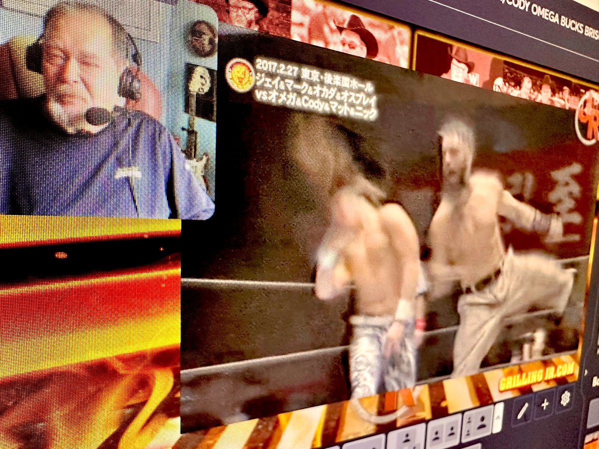 Grilling JR with Jim Ross tweet media