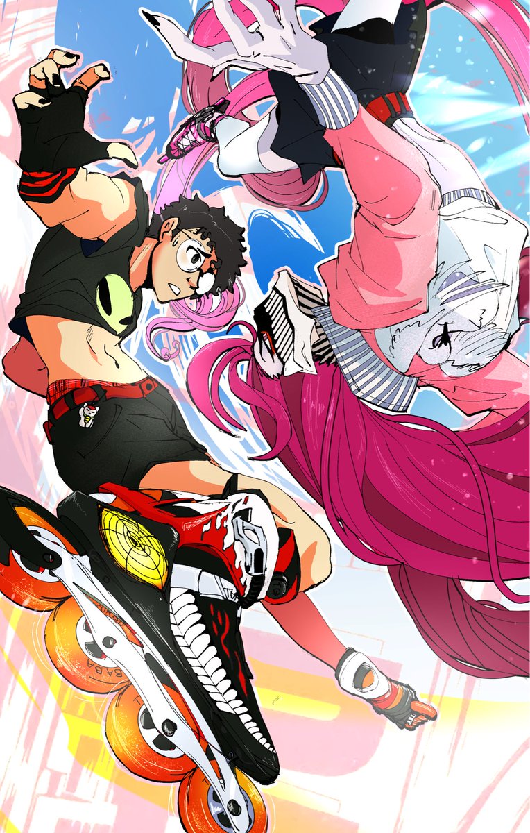 Tokyo-to Yokai Combo- 🛼
I want to see Okarun and Aira interact more, was honorably tasked to draw just that💖✨