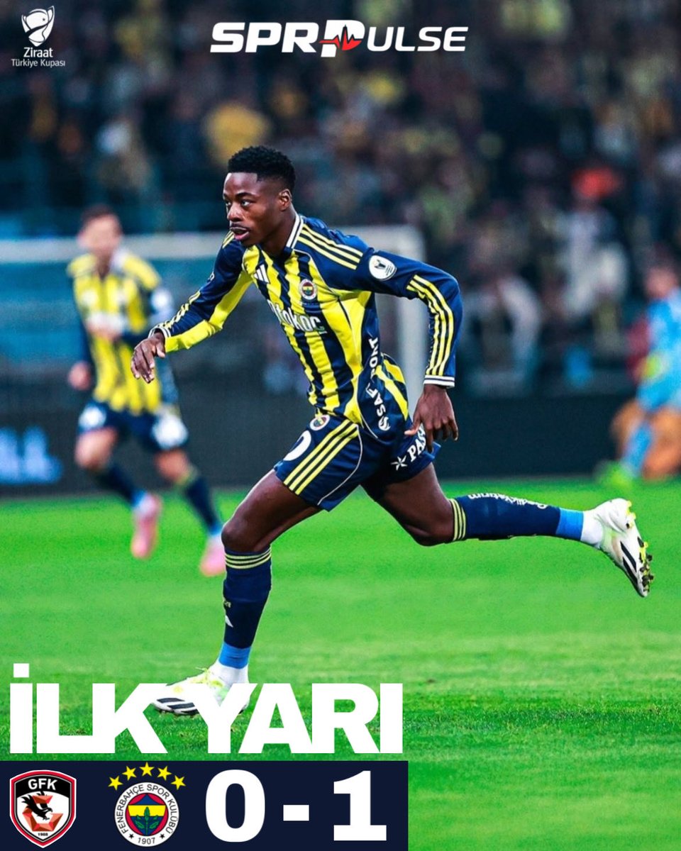 sporpulsecom's tweet photo. ⏱️ İLK YARI SONUCU

🟡🔵 Fenerbahçe devreye önde giriyor!
Gaziantep FK karşısında ilk 45 dakikada tempo yüksek, baskı etkili.

⚽ Skor: 0-1
⚽️ Anthony Musaba

İkinci yarıda oyun nasıl şekillenir?
Gaziantep geri dönebilir mi yoksa Fenerbahçe farkı açar mı? 👇

#SporPulse #ZTK #FB https://t.co/BibX27Z1tp