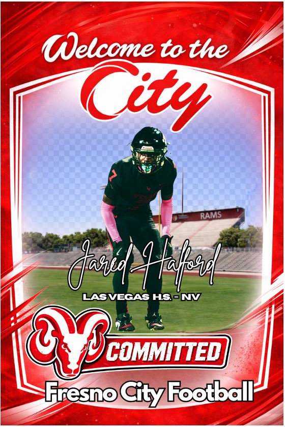 jaredhalford_'s tweet photo. First, I want to thank God, my family, and my coaches for helping me reach this point. Excited to announce that I will be continuing my athletic and academic career at Fresno City College! ✍️🏈
New home, same mission. Let’s work! 🐏🔴⚪️
#GoRams #RamUp #JUCOPRODUCT https://t.co/RKpHtKPkGt