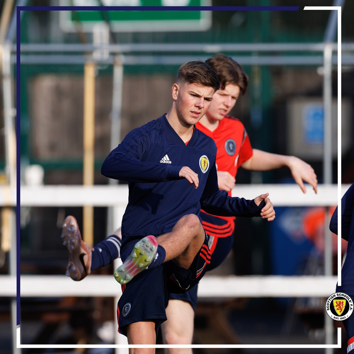sschoolsfa's tweet photo. BOYS INTERNATIONAL 🏴󠁧󠁢󠁳󠁣󠁴󠁿 | Our Boys Under 18s squad training in the spring sunshine at Renfrew FC today in preparation for tomorrow's opening Centenary Shield game against Northern Ireland. More 📷 on our Facebook page ➡️ https://t.co/wUzvcbN6sP https://t.co/HqXqErY3Wc