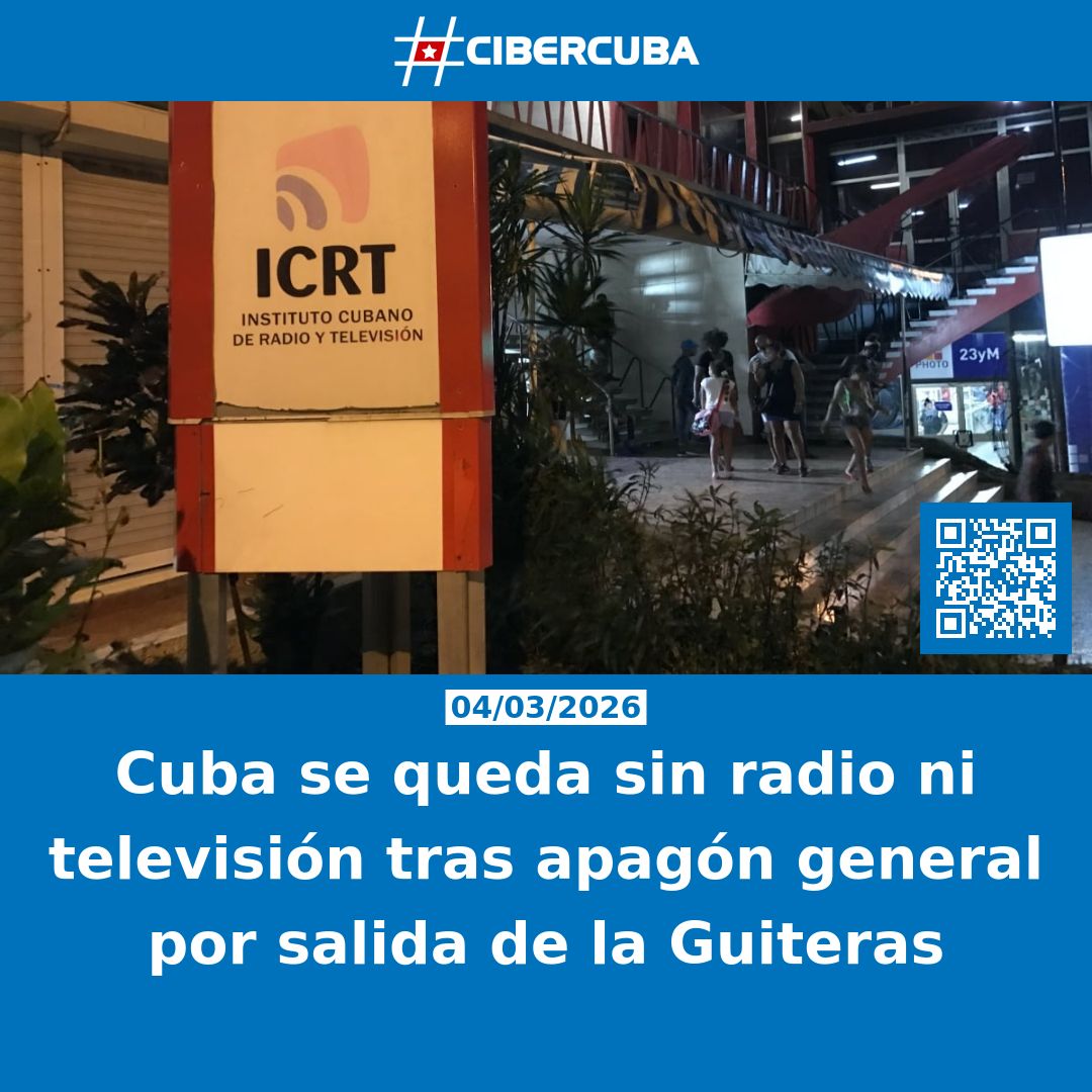 Cuba se queda sin radio ni televisión tras apagón general por salida de la Guiteras

Leer más: shrlnk.org/noticias/2026-…