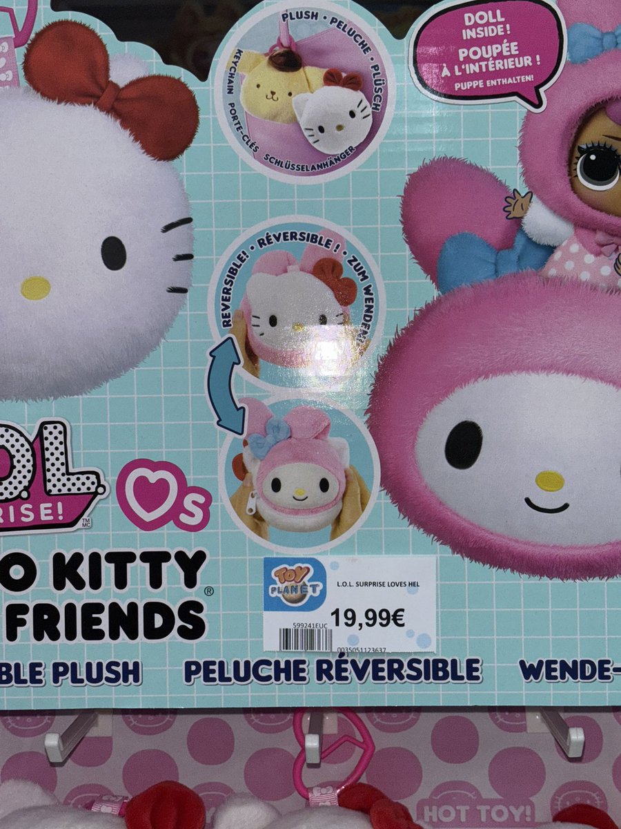 winxclubpretty's tweet image. L.O.L. Surprise! Loves Hello Kitty and Friends Reversible Plush Surprise
#LOLSurprise #LovesHelloKittyAndFriends #LOLSurpriseLovesHelloKittyAndFriends #HelloKittyAndFriends #ToyPlanet