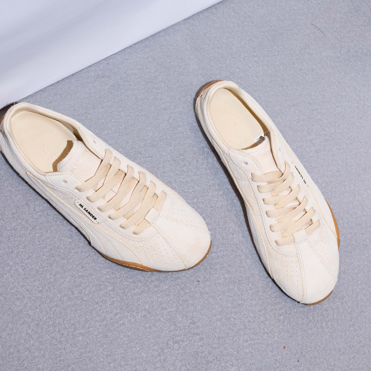 JIL PUMA オレンジ　スニーカー ホワイト x SANDER