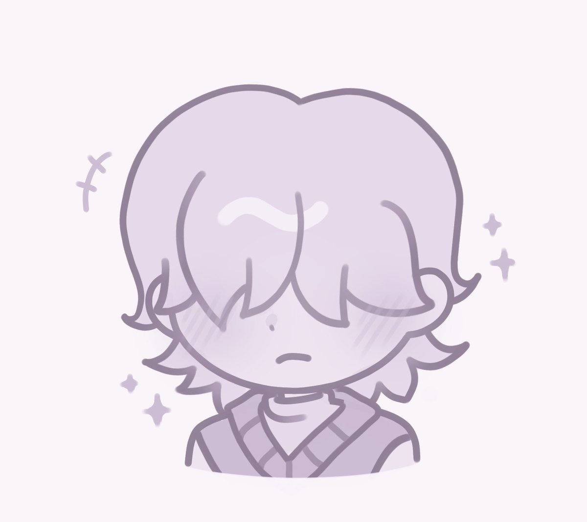 cesarsbowtie's tweet photo. @MossyClay Why so purple and mysterious,,, https://t.co/lvMprUDWW7