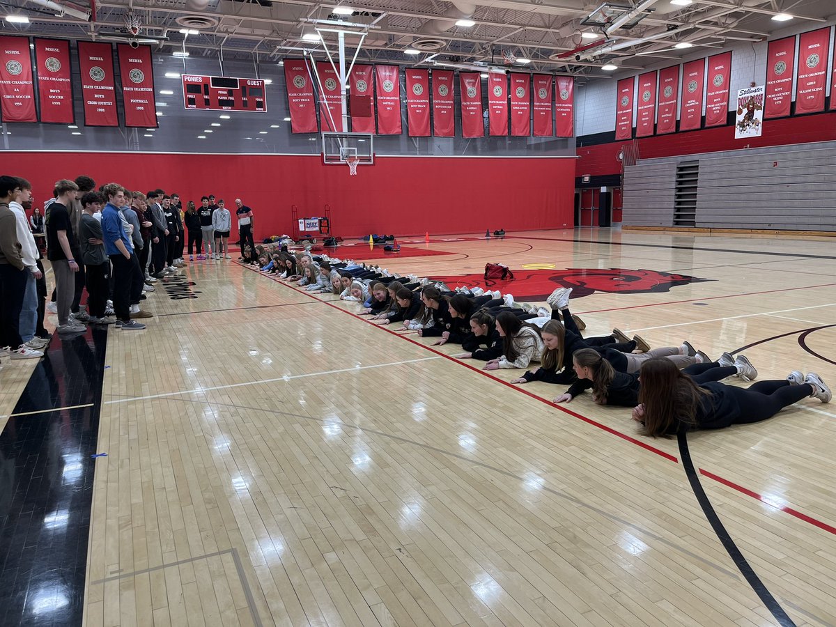 ParkWolfpack's tweet photo. SEC Leadership Summit for our spring captains/leaders today. What a great group representing PHS. We are ready for the spring season (and weather)! https://t.co/y9NBPVKwmQ